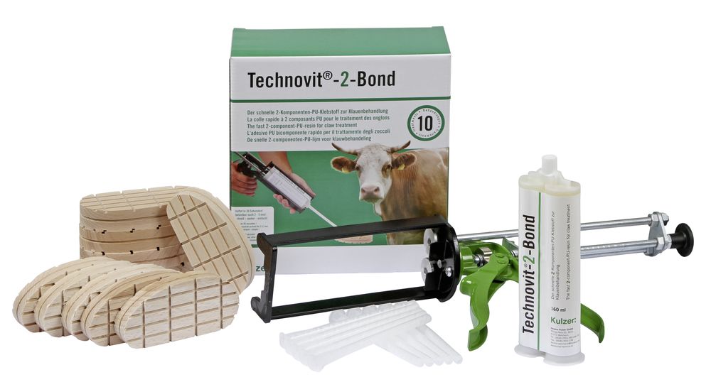 Bộ gắn móng cho bò Technovit-2 bond